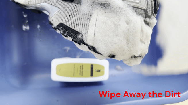 Sneaker Cleaner with Brush Sponge